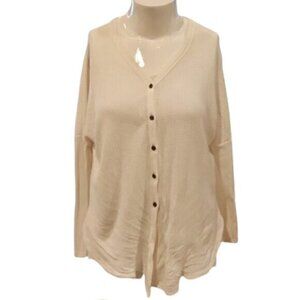 [Miholl] Long Sleeve Button Down Tunic - Size L